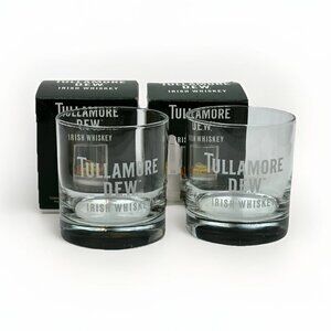 🥃✨ NEW Set of 2 Tullamore D.E.W. Irish Whiskey Rocks Glasses – Old Fashioned
